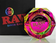 Load image into Gallery viewer, Raw Rainbow Glass Ashtray