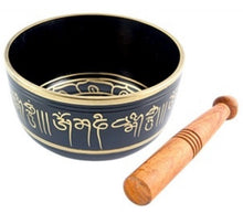 Load image into Gallery viewer, Brown Tibetan Meditation Singing Bowl