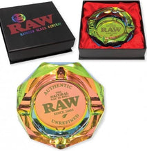 Load image into Gallery viewer, Raw Rainbow Glass Ashtray