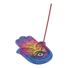 Load image into Gallery viewer, Sunrise Hamsa Flat Incense Burner