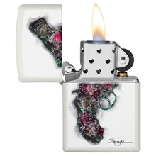 Load image into Gallery viewer, Zippo Spazuk Floral Gun