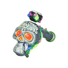 Load image into Gallery viewer, Pulsar Voodoo Skull Bubbler Pipe