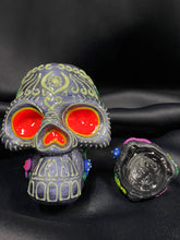 Load image into Gallery viewer, Pulsar Voodoo Skull Bubbler Pipe
