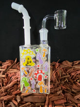 Load image into Gallery viewer, Glow Mushroom Juice Box Dab Rig