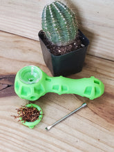 Load image into Gallery viewer, Silicone Glass Pipe W/Spoon