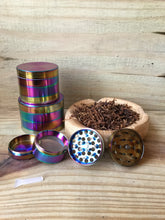 Load image into Gallery viewer, Rainbow Metal Herb Grinder