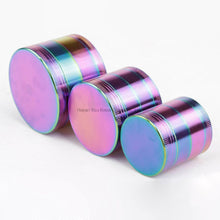 Load image into Gallery viewer, Rainbow Metal Herb Grinder