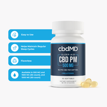 Load image into Gallery viewer, CBDMD Softgel Capsules PM