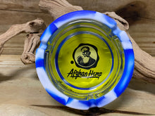 Load image into Gallery viewer, Afghan Hemp Silicone Glass Ashtray