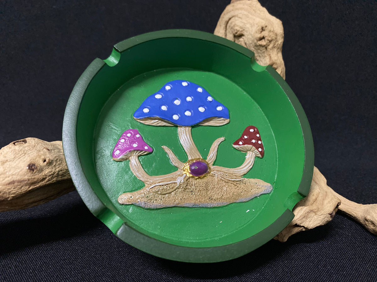 stoned mushroom ashtray