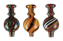 Load image into Gallery viewer, Multi Color Spiral Ball Carb Cap
