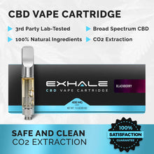 Load image into Gallery viewer, Exhale CBD Vape Cartridge