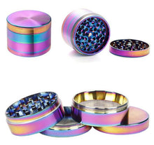 Load image into Gallery viewer, Rainbow Metal Herb Grinder