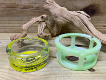 Load image into Gallery viewer, Afghan Hemp Silicone Glass Ashtray