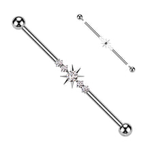 Load image into Gallery viewer, Industrial Barbell Piercing TIBI10
