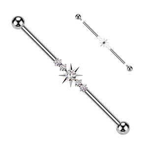 Industrial Barbell Piercing TIBI10