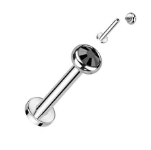 Load image into Gallery viewer, TIL08 Cartilage/Labret Opal Top Piercing
