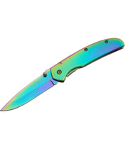 Load image into Gallery viewer, Rainbow Folder Knive
