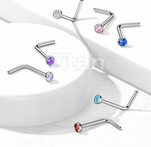 Load image into Gallery viewer, T23NOL3 Bend Nose Studs
