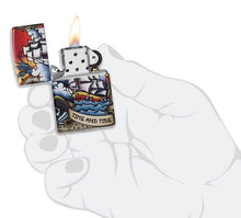 Load image into Gallery viewer, Zippo Nautical Tattoo Design
