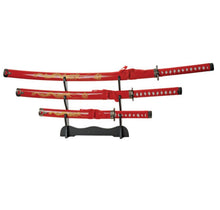 Load image into Gallery viewer, GOLD DRAGON RED SAMURAI SET
