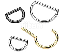 Load image into Gallery viewer, RHT082 Septum Titanium Piercing
