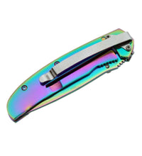 Load image into Gallery viewer, Rainbow Folder Knive
