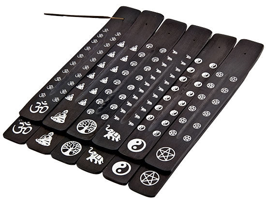 Assorted Wooden Incense Burner Set