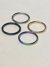Load image into Gallery viewer, Hoop Ring Piercing Titanium 16GA
