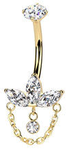 Load image into Gallery viewer, Belly Rings Titanium TIN59
