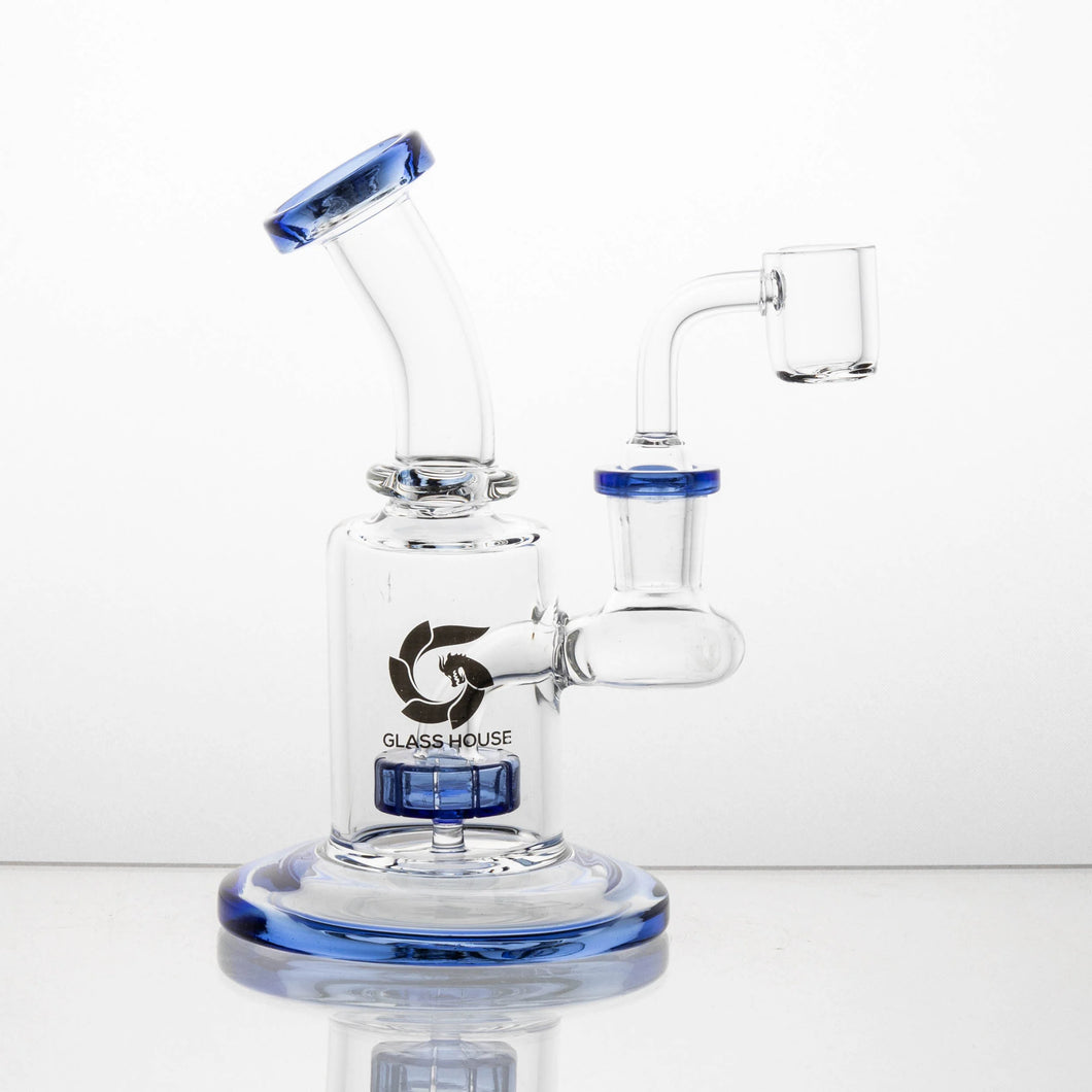 Glass House Circ Perc Glass Water Pipe