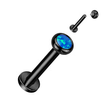 Load image into Gallery viewer, TIL08 Cartilage/Labret Opal Top Piercing
