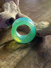 Load image into Gallery viewer, (PGL21) Green Opalite Glass Plug
