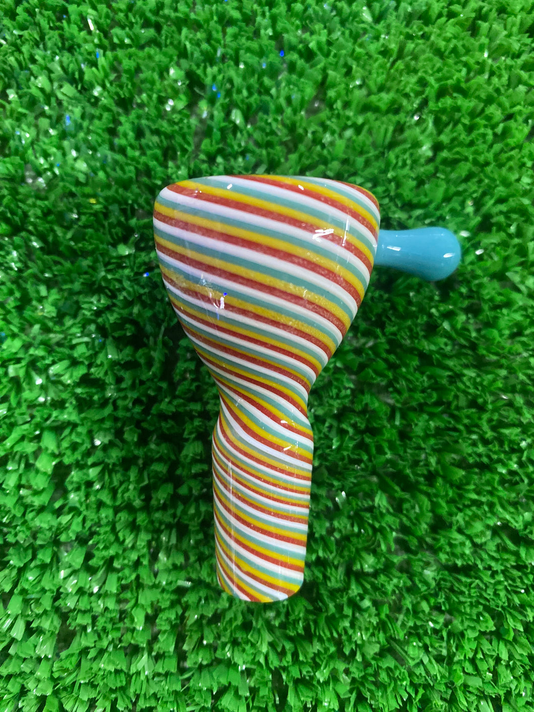 Spiral Glass Bowl