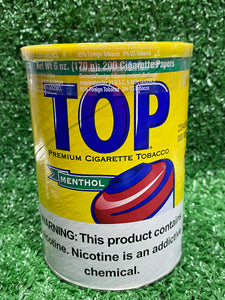 Top Menthol Tobacco Can – Marea PR