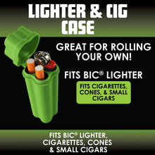 Load image into Gallery viewer, Smokezilla Plastic Lighter &amp; Cigarette Case
