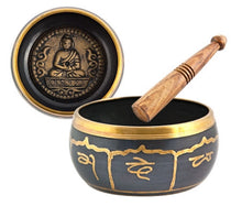 Load image into Gallery viewer, Lord Buddha Tibetan Meditation Singing Bowl
