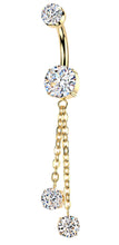 Load image into Gallery viewer, Belly Rings Titanium TIN57
