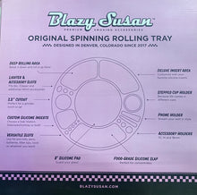 Load image into Gallery viewer, Blazy Susan Spinning Rolling Tray
