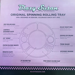 Blazy Susan Spinning Rolling Tray