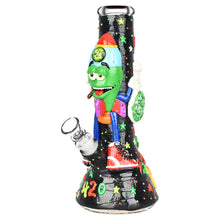Load image into Gallery viewer, Stoney Rocket Bro 3D Painted Beaker Water Pipe
