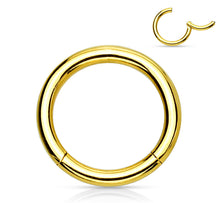 Load image into Gallery viewer, Hoop Ring Piercing Titanium 16GA
