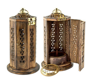 Brass Screen Charcoal Tower Burner