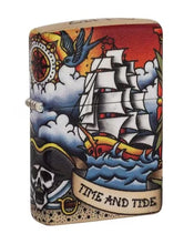 Load image into Gallery viewer, Zippo Nautical Tattoo Design
