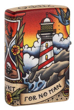 Load image into Gallery viewer, Zippo Nautical Tattoo Design

