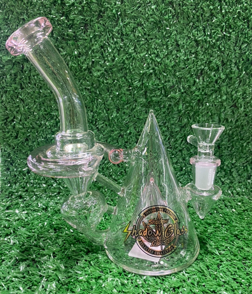 Shadow Glass Water Pipe Pyramid Body