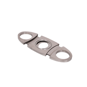 Cigar Cutter 2 Bladed Double Loop Stainless Steel