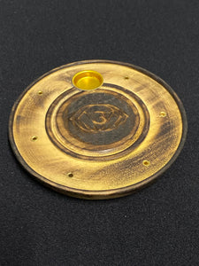 7 Pieces Chakra Cone & Sticks Plate Burner