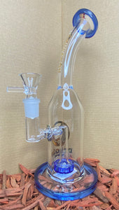 Dragon Platinum Glass Bent Neck W/P WPE005