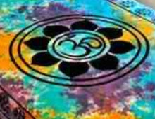 Load image into Gallery viewer, Lotus OM Symbol Tapestry
